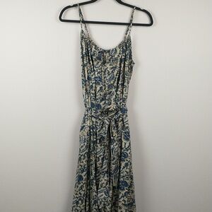 NATURAL LIFE Maxi Dress Medium Blue Floral Boho